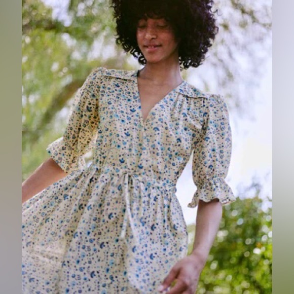 *SOLD* Christy Dawn Della Dress Silk-Cotton - Picture 3 of 9